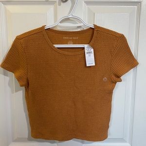 Burnt orange American Eagle Tee